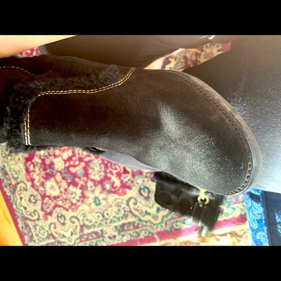 Coach suede boots. - Picture 4 of 16